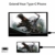 WIMAXIT Tragbarer Monitor 15,6 Zoll 1920 × 1080 Full HD IPS Display mit HDMI für Laptop, PC, MacBook Pro, Xbox, PS4, Android Telefon mit voller Funktion Typ C - 3