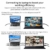 WIMAXIT Tragbarer Monitor 15,6 Zoll 1920 × 1080 Full HD IPS Display mit HDMI für Laptop, PC, MacBook Pro, Xbox, PS4, Android Telefon mit voller Funktion Typ C - 9