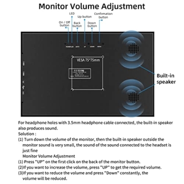 Tragbarer Monitor 13 Zoll, Bnztruk Portable Monitor HDMI Klein Externer HD 1366X768 Bildschirm mit HDMI für Laptop PS4 Xbox Computer Raspberry Pi,PC 16:9, 60HZ,Plug & Play,Schlank & leicht